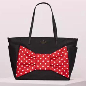 NWOT | Limited Edition Kate Spade x Disney Baby Diaper Bag with Minnie Mouse Bow